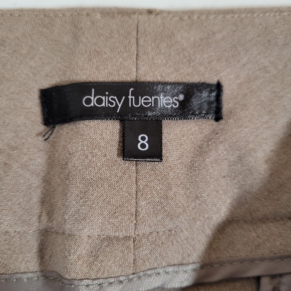 NWT Daisy Fuentes Straight Leg Dress Pants New Favorite Fit Size 8 Womens 0270 - Picture 4 of 10